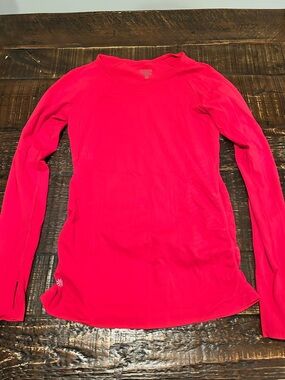 Athleta Women's Long-Sleeve Active Tee - Red